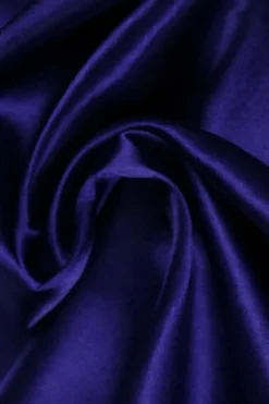 Satijn kobalt blauw - 28