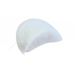 Schoudervulling met Kapje - Wit