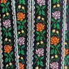Sierband Geweven - Flowers Navy