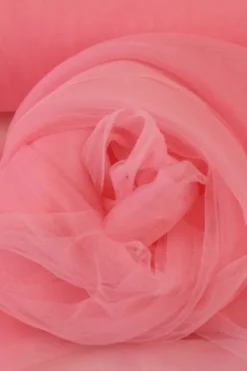 Stretch Tule Fel Roze - 51