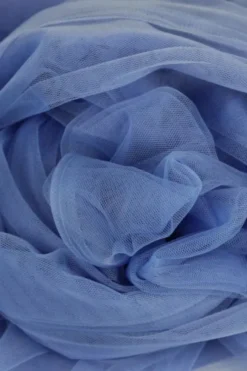 Stretch Tule Lavendel Blauw -15