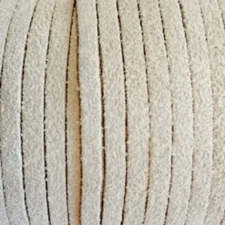 Suede Koord 3mm - Dusty White