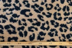 Teddy Borg Leopard - Camel/Black