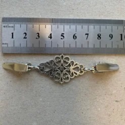 Vest-/Noorse Sluiting - Barok Zilver