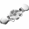 Vest-/Noorse Sluiting - Silver Flower
