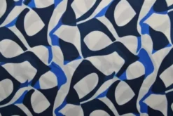 Viscose - Blue/Navy Graphic