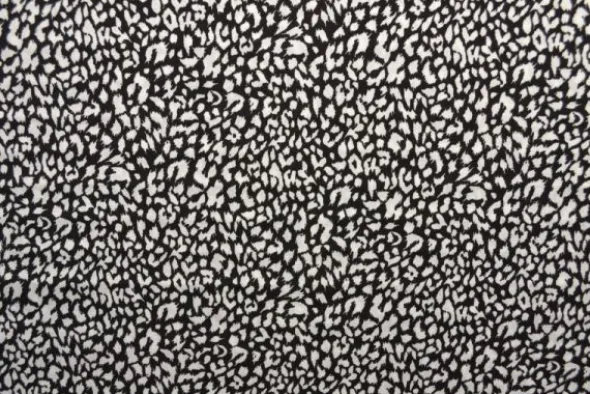 Viscose - Cheetah on Black