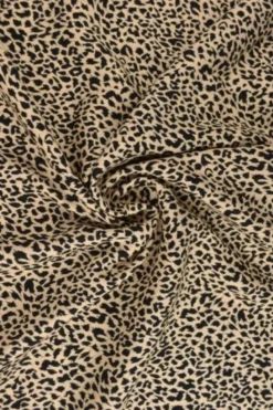Viscose - Cheetah on Soft Beige