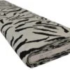 Viscose - Tiger Stripes on White