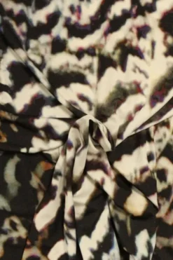 Viscose Tricot - Blurry Panther White/Black/Multicolor