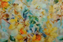 Viscose - Watercolor Flowers - Happy Summer