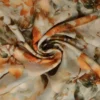 Viscose - Watercolor Flowers - Rusty Autumn