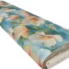 Viscose - White Climbing Flowers on Blue