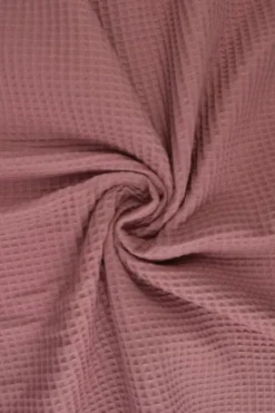 Wafelkatoen - Donker Oud Roze - 38