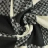 Wol - Blokruit -Zwart / Wit