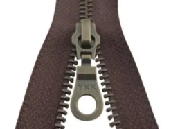 YKK Deelbare Koper Ritsen - 80 cm-570 - Bruin