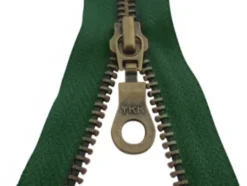 YKK Deelbare Koper Ritsen - 50 cm-890 - Donker Groen