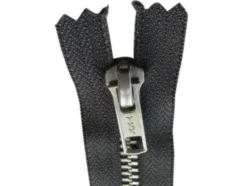 YKK Deelbare Metalen Rits - 80 cm- Donker Grijs