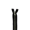 YKK Metalen Rits - Dubbel Deelbaar - 580 - Black/Silver - 90cm