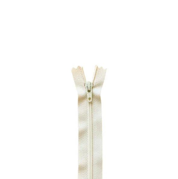 ykk nylon rits 15cm - 571 - Latte